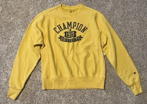 CHAMPION NEW GENDERLESS COLLECTION - TIME CAPSULE REVERSE WEAVE-MEDIUM-TEAM GOLD - Picture 1 of 2