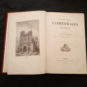 J.J Bourasse: Les plus belles cathédrales de France relié 1880 - Picture 1 of 11