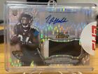 2015 Tops Finest T.J. Yeldon Rpa /35 Fire 3 Color Game Used Patch - Jaguars