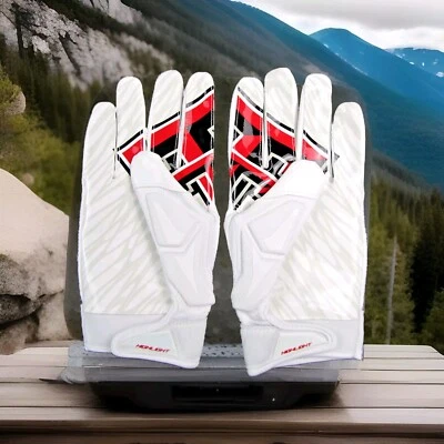 Guantes de fútbol americano Texas Tech Red Raiders Under Armour XXL para hombre edición del equipo blancos Foto 1 de 2