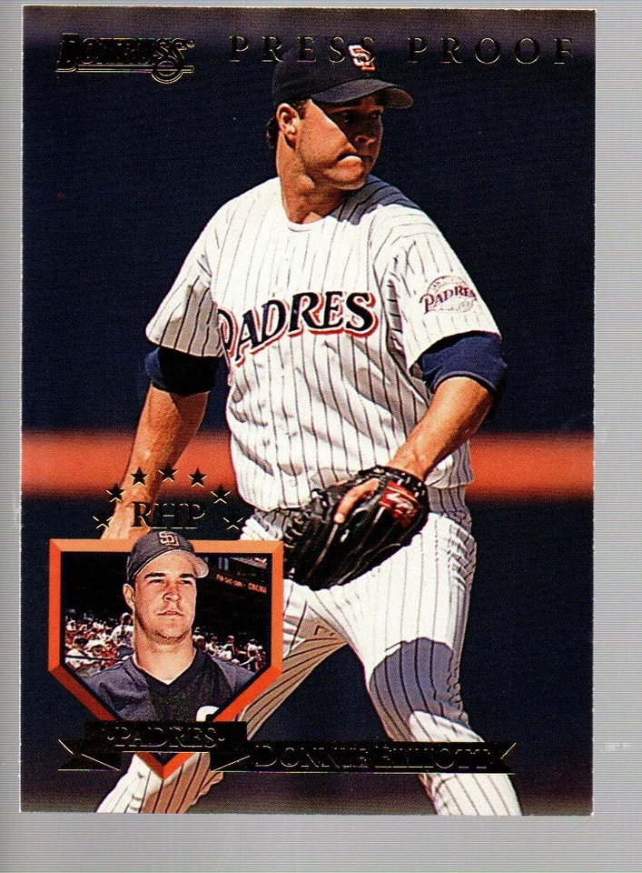 1995 Donruss Press Proofs #104 Donnie Elliott - Image 1 of 1