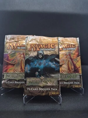 MTG Magic the Gathering WORLDWAKE Booster 3PK - Image 1 of 2