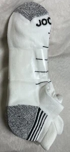 3 Paar Jockey Herren Sport tief geschnittene Tab-Socken groß 10-13 neu weiß mit grauem Absatz - Bild 1 von 15