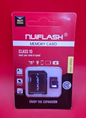 NUiFLASH 256GB SD MEMORY CARD For drone, Gps, Car Camera - Image 1 of 3