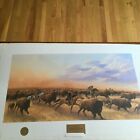 LE Art Print-The Chase-Dances with Wolves-Tom Phillips