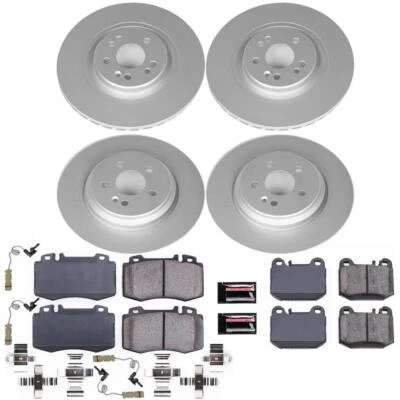 Kit de frenos de disco PowerStop - Delantero y trasero - Se adapta a Mercedes Benz ML430 2000-2001, Foto 1 de 4