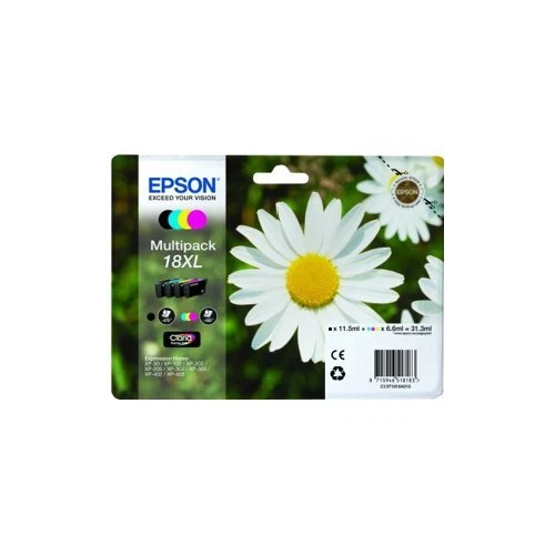 Epson Set cartucce stampante Serie Margherita CLARIA Multipack T18 Xl - Immagine 1 di 2