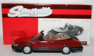 Somerville Models 1/43 Scale White Metal - 130 - Saab 900 Cabriolet - Red - Picture 1 of 4