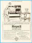 1919 Hughes Range Ad Edison appareils électriques Co Chicago IL cuisinière