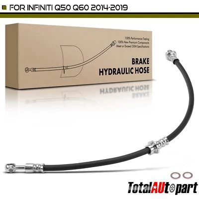 Manguera hidráulica de freno nueva para Infiniti Q50 2014-2019 Q60 2017-2019 delantera derecha Foto 1 de 4