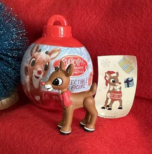 Neu Let's Go Rudolph Mystery Serie RUDOLPH Spielfigur mit Ornament Ball & Aufkleber - Bild 1 von 2