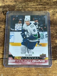 2022-23 Upper Deck Series 2 Young Guns Canvas Nils Aman Rookie Card #C214 - Picture 1 of 1