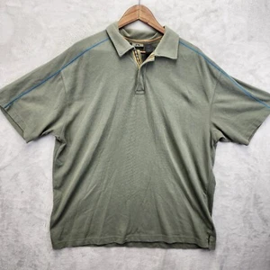 REI Co-op Polo Shirt Men's XL Green Organic Cotton Recycled Polyester UPF 50+ - Picture 1 of 7