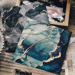 12X Marbling Paper Pad Scrapbooking Diary Planner Journal Card Album Craft DIY - Picture 1 of 6