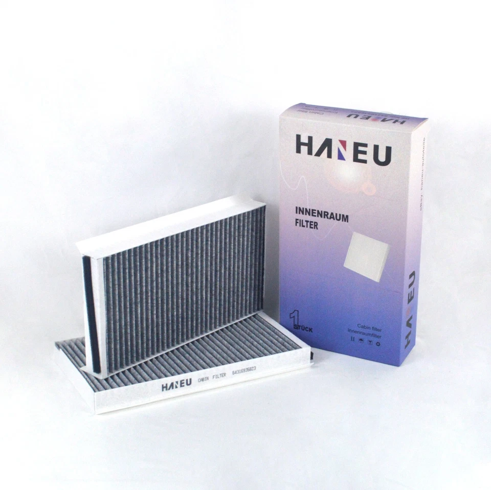 2 Pezzi Filtro Abitacolo Filtro Carboni Attivi per BMW SERIE 5 E60 E61 SERIE 6 E63 E64 - Immagine 1 di 4