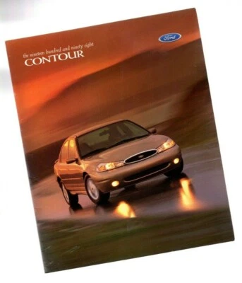 1998 Ford CONTOUR Sales Brochure / Catalog with Color Chart: LX, SE — 第 1/4 张图片
