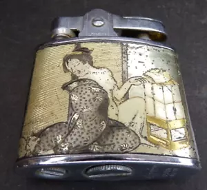 Vintage Longin Japanese Lighter,Geisha, Tokyo - Picture 1 of 3