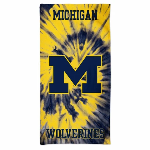 MICHIGAN WOLVERINES 100% COTTON 30" X 60" BEACH TOWEL FROM WINCRAFT Cover