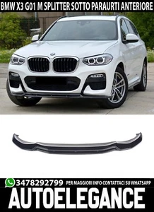 BMW X3 G01 M BLADE UNTER FRONTSTOßSTANGE GLANZ ABS SPLITTER - Bild 1 von 4