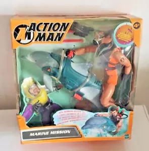 RARA FIGURA DE MISIÓN EUROPEA DE HOMBRE DE ACCIÓN MARINA 2001 HASBRO ¡NUEVA SELLADA! - Imagen 1 de 7