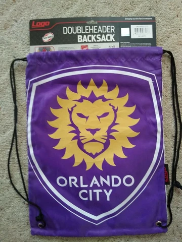 New Major League Soccer String Back Pack Orlando City Cover