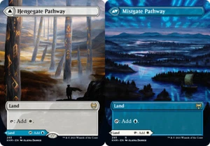 [1x] Hengegate Pathway // Mistgate Pathway - Borderless Near Mint, English Kaldh - Picture 1 of 1
