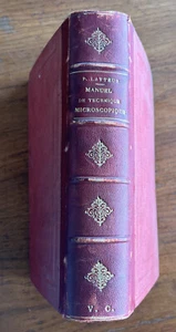 Manuel de Technique Microscopique...by Paul Latteux 1885 HB Book IN FRENCH Good - Picture 1 of 24