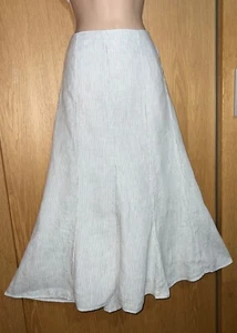 Per Una @ Marks & Spencer Linen skirt UK 16 L - Picture 1 of 5