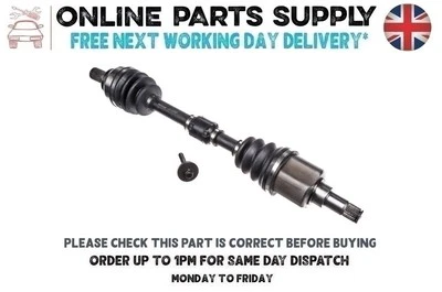 Driveshaft Left Hand Side For FORD FOCUS C-MAX 1.6 1..8 & 1.6 TI-VCT 2003- 2007 - Image 1 of 4