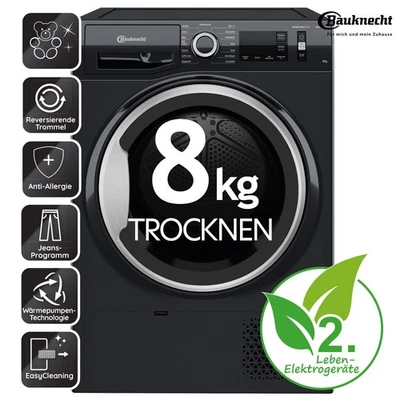 Bauknecht T8 S6300 3A Wärmenpumpentrockner 8kg  RO_T8S63003A_R - Bild 1 von 4