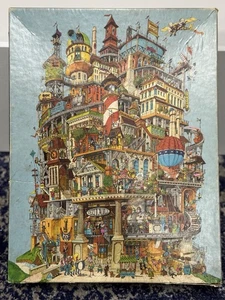Vintage 1977 Springbok VERTICALVILLE 500+ Pc Jigsaw Puzzle by Hallmark COMPLETE - Picture 1 of 4