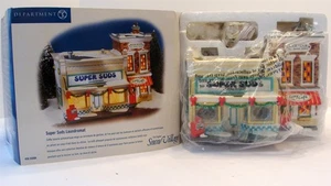Department 56 Super Suds Waschsalon 55006 Retired 2001 Neu - Bild 1 von 7
