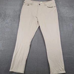 Swet Tailor Pants Mens Tech Commuter Stretch Khaki Lightweight Size 34 x 30 - Picture 1 of 11