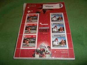 ISLE OF MAN AARDMAN 40 YEARS OF CREATIVITY  MORPH SHEETLET - Picture 1 of 3