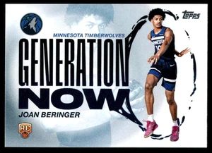 2025-26 Topps Generation Now #GN17 Joan Beringer Minnesota Timberwolves /RC - Bild 1 von 2