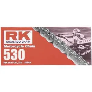Corrente padrão RK 530 M - 118 elos motocicleta bicicleta de rua M530-118 RKM530118 - Imagem 1 de 4