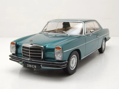 Mercedes 280 C /8 Strichacht Coupé W114 1969 Turchese Modellino 1:18 KK Scala - Immagine 1 di 4