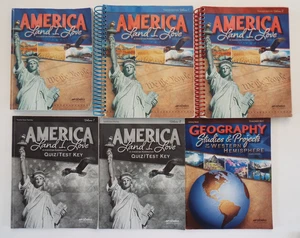 ABeka 8th grade AMERICA LAND I LOVE History Student Text Teacher Manual Keys - Imagen 1 de 5