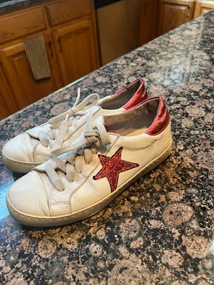 OVYE (come Golden Goose) OFF WHITE CON STELLA ROSA TAGLIA 37 - Immagine 1 di 4