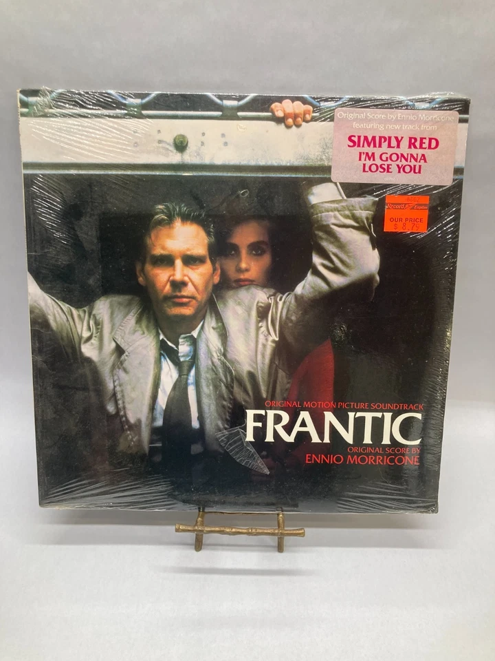 Ennio Morricone Frantic Original Soundtrack Vinyl LP 1988 Elektra Record 60782-1 - Image 1 of 4