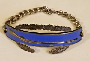 WW11 Combat Infantry Badge Sterling Silver Bracelet 7" - Picture 1 of 12