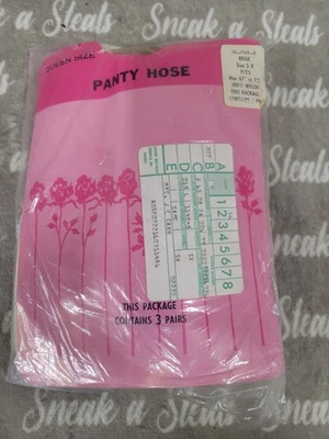 Pack de 3 pares de panythose vintage Lane Bryant talla Queen talla 5x Foto 1 de 2