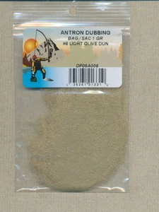 Antron Dubbing Bag - 1 gram - light olive dun - Picture 1 of 1