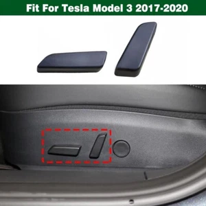 Left Driver Seat Back Move Adjust Switch Button Cover For Tesla Model 3 2017-20 - Picture 1 of 11