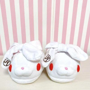 Taito Gloomy All Purpose Rabbit Slippers Room Shoes White Plush Hanyou Usagi - Picture 1 of 24