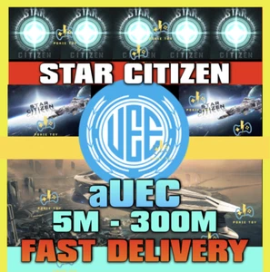 🔥STAR CITIZEN aUEC 5,000,000-300M aUEC (Alpha UEC) 3.24.2 LIVE🔥FAST DELIVERY🔥 - Picture 1 of 1