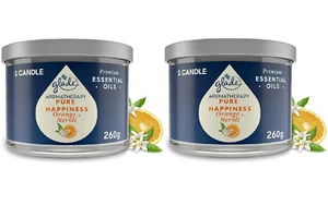 Glade Aromatherapy Duftkerze Pure Happiness, Orange & Neroli, 260 g x1/2 - Bild 1 von 2
