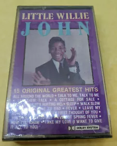 LITTLE WILLIE JOHN 15 ORIGINAL GREATEST HITS NEW SEALED CASSETTE TAPE R&B OLDIES - Picture 1 of 3