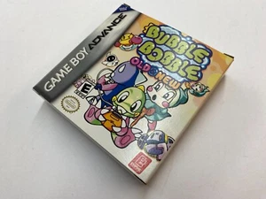 Bubble Bobble Old & New Nintendo GameBoy Advance Complete In Box - Picture 1 of 3