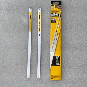 2 DeWalt 12 Inch Bi Metal Hacksaw Blades 32 TPI DWHT20553 New - Picture 1 of 7